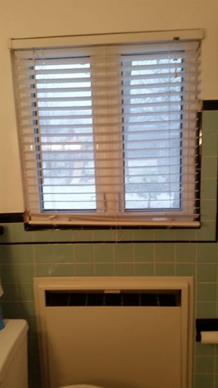 Bathroom before - Window